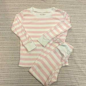 Kissy Kissy Pink and White Stripe PJs